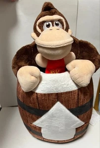 Cojín de peluche de juguete Universal Studios Japón USJ Super Nintendo World Donkey Kong - Imagen 1 de 2