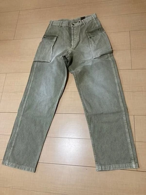 Pantalones cargo orSlow algodón espiga talla 2 OS1125039 Foto 1 de 4