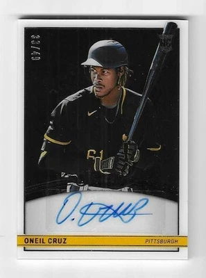 TARJETA AUTÓGRAFA DE NOVATO Oneil Cruz 2022 CHRONICLES STUDIO MLB Piratas AUTO RC/49 Foto 1 de 2