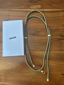 CASETiFY Rope Cross-Body Strap for Most Cell Phones -Forest/Orange Refle NO CARD - Zdjęcie 1 z 2