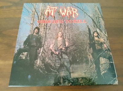 AT WAR – Ordered to Kill – LP – Camouflage Splatter Vinyl – Slayer – Carnivore - Bild 1 von 3
