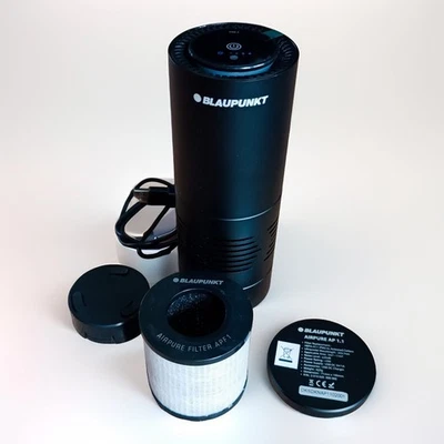 Blaupunkt AirPure AP 1.1 Luftreiniger Mini HEPA Aktivkohle UV-Licht Auto Büro - Bild 1 von 4