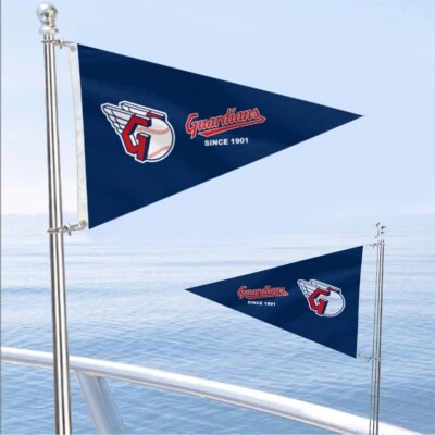 CLEVELAND GUARDIANS 12" x 20" FLAG SINCE 1901 **Double-Sided** - Image 1 of 4