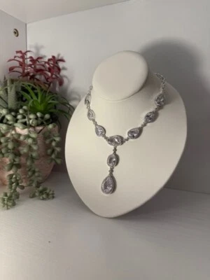 Collar Park Lane "Vegas" - Glamoroso Cristal Gota en Y Joyería Foto 1 de 4