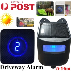 Wireless Driveway Infrared Sensor Alarm Motion Long Range Security System Alert - Picture 1 of 22