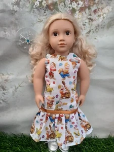18" Doll Clothes Fits American Girl/Our Generation Dolls - 7 Dwarfs Dress - Picture 1 of 4
