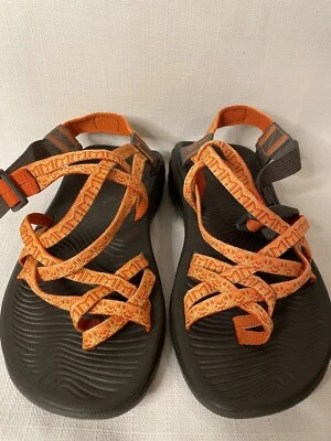 Sandalia para mujer Chaco Zx/2 Nube Exterior Slide Naranja EE. UU. Talla 6 EU 37 Foto 1 de 4