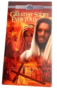 The Greatest Story Ever Told 2-tape VHS set Life of Jesus Christ - NEW Sealed - Picture 1 of 3