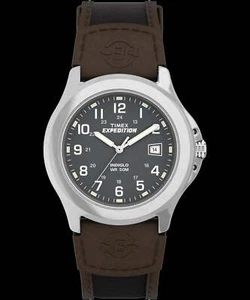Timex Expedition Metal Field 40mm Leather Strap Watch - Picture 1 of 4