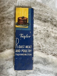 Vintage Taylor Roast Meat and Poultry Thermometer, Complete in Box - Picture 1 of 12