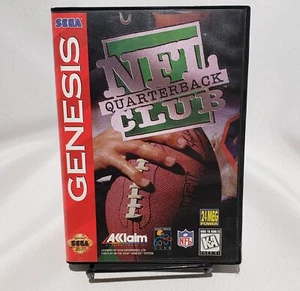 NFL Quarterback Club Sega Genesis Replacement Case & Instructions ONLY Authentic - Picture 1 of 3