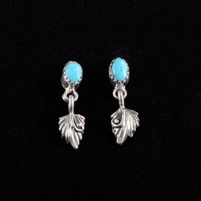 Indianerschmuck Ohrringe Türkis Westernschmuck Ohrstecker Navajo Style USA - Bild 1 von 4