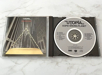 Utopia Oops Wrong Planet CD ORIGINAL USA PRESS! 1987 Rhino RNCD 70870 RARE! OOP! Foto 1 de 4