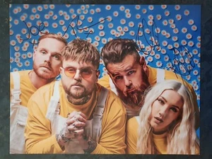 DIE LOTTERIEGEWINNER - komplett signiertes 10x8 Foto - MUSIK - GRUPPE - Bild 1 von 1