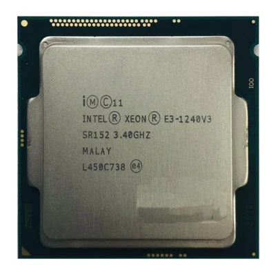 Intel Xeon E3-1240 v3 3.4 GHz Quad-Core 8-Thread 8M 80W LGA 1150 CPU Processor - Image 1 of 4
