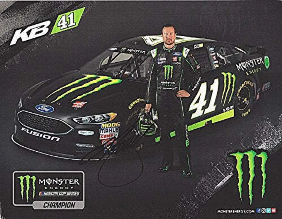 Autografiado 2017 Kurt Busch #41 Monster Energy Ford Racing (Stewart-Haas Team) S Foto 1 de 1