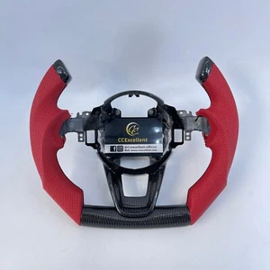 For Acura TLX MDX 2021-2025 F1 shape real carbon fiber steering wheel - Picture 1 of 9