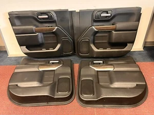 20 CHEVY GMC SILVERADO 1500 FRONT AND REAR DRIVER DOOR PANELS SKINS - Picture 1 of 15