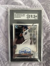 2021 Bowman Chrome - Prospect Autographs #CPA-CS Cristian Santana (AU, RC)
