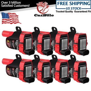 Round Ignition Coil Spark Plug Pack For GMC Chevy Silverado LS1 LS3 4.8 5.3 6.0L - Picture 1 of 14