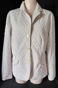 NUEVO CON ETIQUETAS TALBOTS Mujer Acolchado Diseño Ligero Chaqueta Abrigo Talla 18 Gris - Imagen 1 de 7