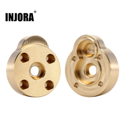 INJORA Brass Outer Portal Covers Drive Housing Axle Cover for FMS FCX24 Upgrade
