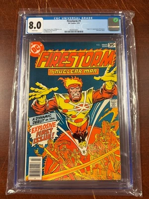 Cómic Firestorm # 1 CGC 8,0 DC primera aparición 1978 origen JH16 Foto 1 de 4