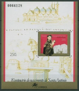 Portugal 1995 Franziskaner Antonius v. Padua Block 108 postfrisch (C91118) - Bild 1 von 1
