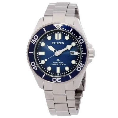 Citizen Promaster Dive Eco-Drive Blue Dial Men's Watch BN0260-54L - Image 1 of 3
