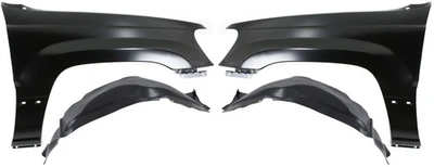 For Grand Cherokee 2004-2004 Fenders 4-pc Kit, w/ Fender Liners Front Foto 1 de 4