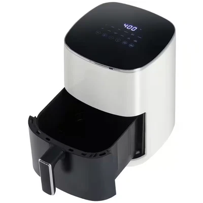 Francisco 6 cuartos Freidora de aire de ventana de acero inoxidable beige con cocina múltiple 12 en 1 Foto 1 de 4