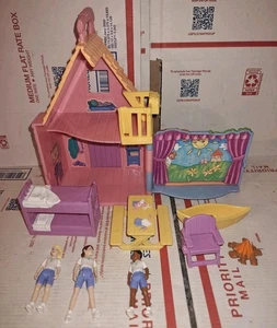Mattel Fisher Price 2003 Sweet Streets Summer Camp Cabin - Picture 1 of 6