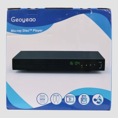 Geoyeao Blu Ray DVD Player, 1080P Home Theater Disc System (Untested) - Image 1 of 4