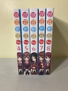 Toradora! Yuyuko Takemiya Manga Anime Novela Ligera Set 4-8 Inglés - Imagen 1 de 16