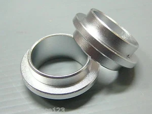 2X Silver Alloy Baja Rear Shock Middle Retainer HPI 5B 5T KM Rovan 4mm 6mm 8mm - Picture 1 of 1
