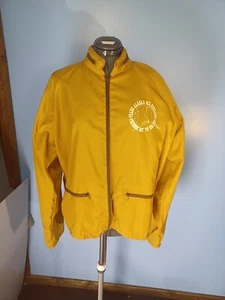 Rare 1970s Fruit Of The Loom Golden Hooded Jacket Alaska Oil Pipeline Godfred - Bild 1 von 13