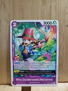 One Piece 🏆Anime - MISS. GOLDENWEEK (MARIANNE) - Bandai🏆Trading Card - Picture 1 of 1