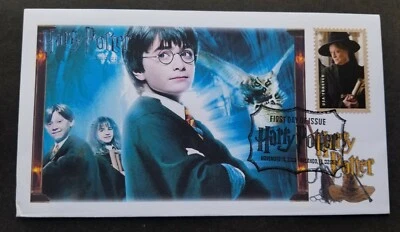 [SJ] USA Harry Potter 2013 Movie Magic Novel Owl Bird (FDC) - Image 1 of 4