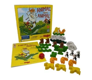 Haba Animal Sobre Animal Apilamiento Juego Madera Alemania Habilidades Motrices Mano-Ojo Familia - Imagen 1 de 9