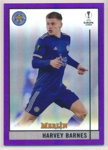 2020 Topps MERLIN HARVEY BARNES PURPLE REFRACTOR 107 /299 SP Leicester NEWCASTLE - Picture 1 of 2