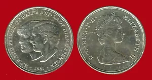#62387 Regno Unito 1982. Matrimoni di C.P. Carlo e Lady Diana. medaglia commemorativa - Foto 1 di 2
