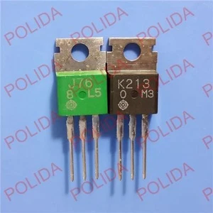 1pair Transistor HITACHI TO-220 2SJ76/2SK213 J76/K213 100% Genuine and New - Picture 1 of 3
