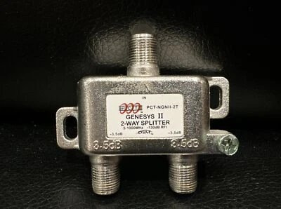 Cable coaxial divisor de 2 vías PCT Genesys - Envío gratuito - PCT-NGNI-2S Foto 1 de 3