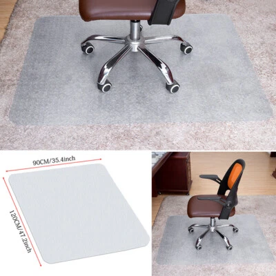 BEST-FURNITUREUK Non Slip Home Office Chair Desk Floor Mat Clear Carpet PVC Plastic Protector UK