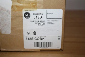 Allen-Bradley Bulletin 813S Line Current Monitor Relay 813S-COBA Ser. A - Picture 1 of 5