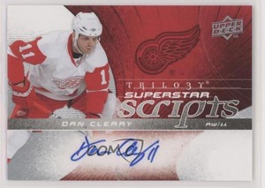 2008-09 Upper Deck Trilogy Superstar Scripts Daniel Cleary Dan #SS-DC Auto