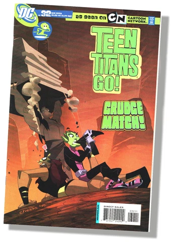 SIGNED by Beast Boy/Greg Cipes! Teen Titans Go!  - Grudge Match! #32 Cover