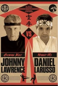 Cobra Kai Versus 22x34" Poster Daniel LaRusso Johnny Lawrence Karate Kid RP19877 - Picture 1 of 4
