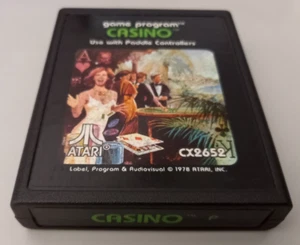 Jeu Atari 2600 "Casino" en loose version PAL (N°7866S) - Imagen 1 de 2