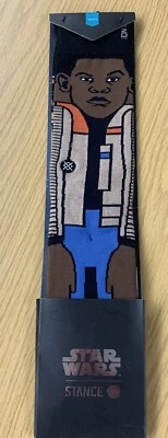 Meias Stance X Star Wars Collection The Resistance Finn grandes NOVAS frete grátis - Imagem 1 de 2